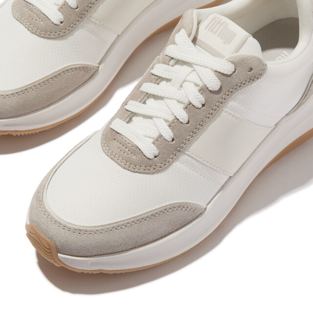 FitFlop F-mode flow suede-mix flatform sneakers E1Y large
