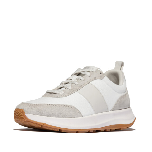 FitFlop F-mode flow mens suede-mix sneakers E7O large