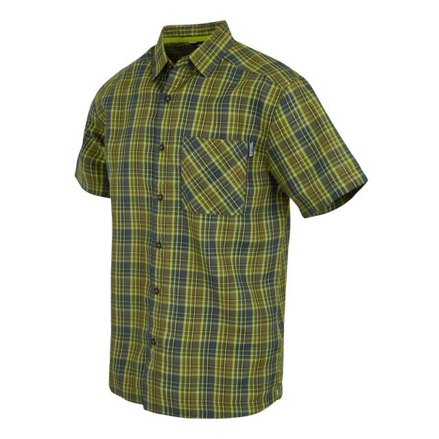 Regatta Heren overhemd met geruite mouwen mindano ix UTRG11565_nephritegreenash large