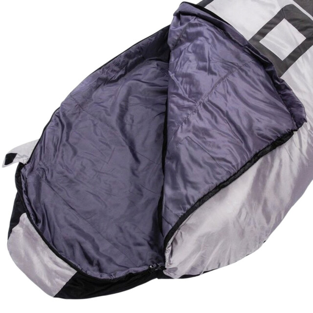 Meteor Indus logo polyester slaapzak met rechtse ritssluiting UTPP5321_grey large
