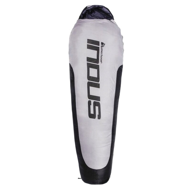 Meteor Indus logo polyester slaapzak met rechtse ritssluiting UTPP5321_grey large