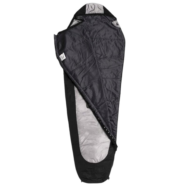 Meteor Indus logo polyester slaapzak met rechtse ritssluiting UTPP5321_grey large