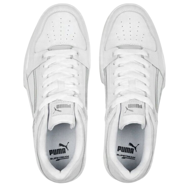 Puma Heren slipstream leren trainers UTPP6171_white large