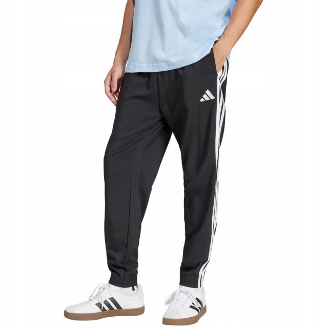 Adidas Heren essentials geweven 3 strepen joggingbroek UTPP5400_black large