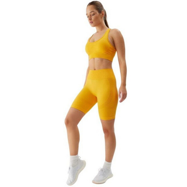 4F Dames fnk naadloze trainingsshorts UTPP5008_yellow large