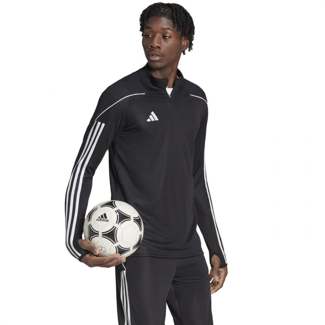 Adidas Heren tiro 23 league quarter zip training sweatshirt UTPP4362_black large