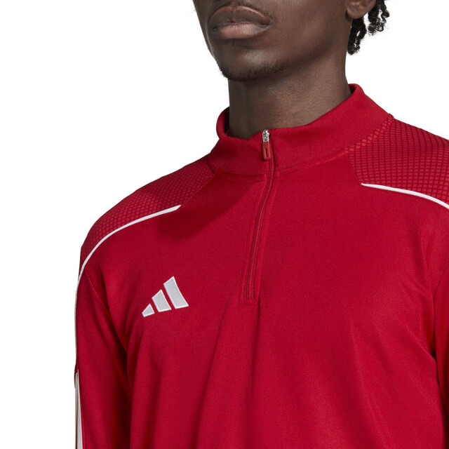 Adidas Heren tiro 23 league quarter zip training sweatshirt UTPP4362_red large