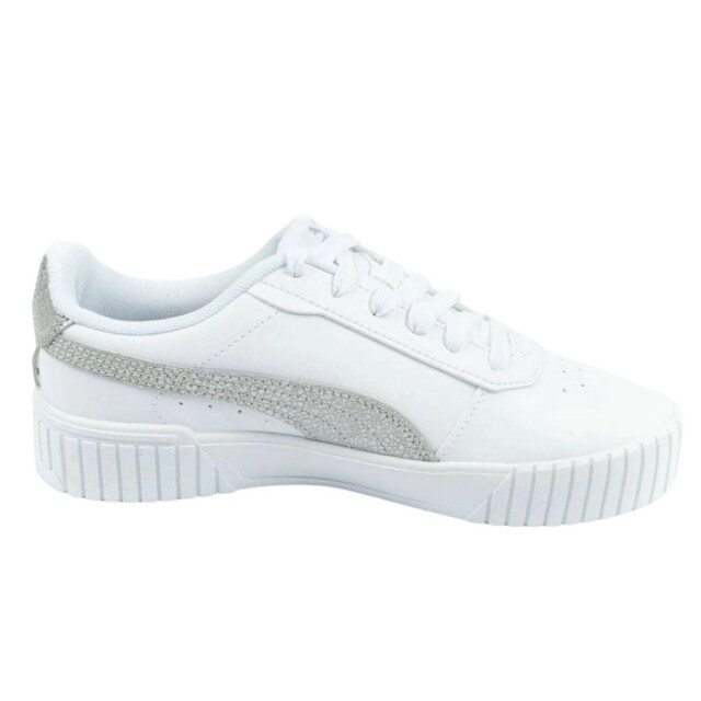 Puma Dames carina 2.0 ecologisch leren trainers UTPP4660_white large