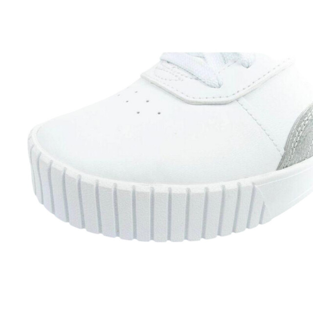 Puma Dames carina 2.0 ecologisch leren trainers UTPP4660_white large
