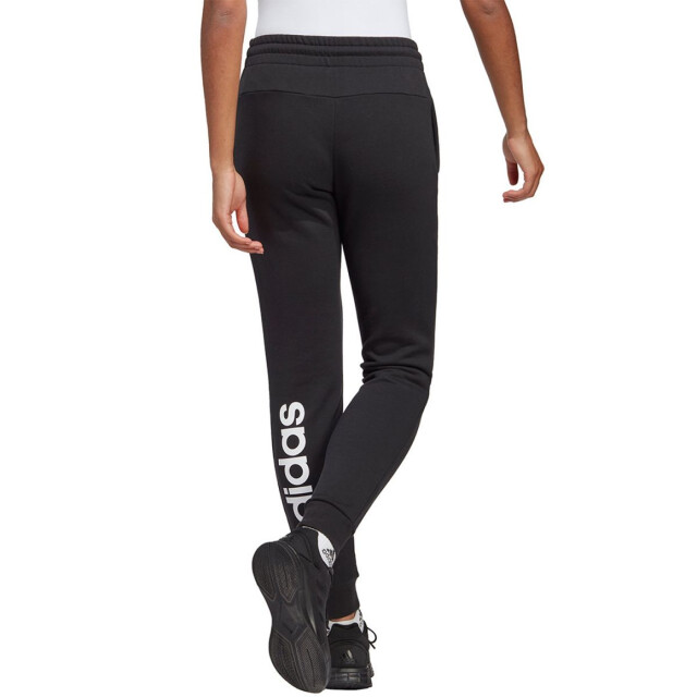 Adidas Dames essentials french terry linear cuffed joggingbroek UTPP3361_black large