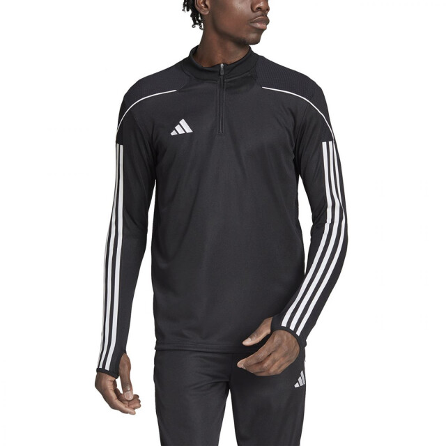Adidas Heren tiro 23 league quarter zip training sweatshirt UTPP4362_black large