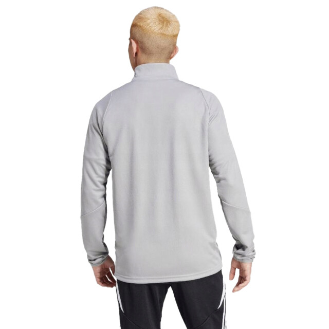 Adidas Heren tiro 24 quarter zip trainings sweatshirt UTPP2379_greysilver large
