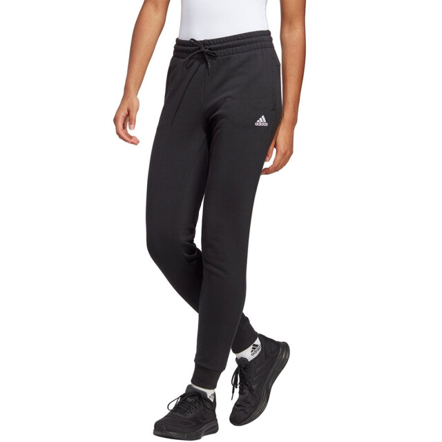 Adidas Dames essentials french terry linear cuffed joggingbroek UTPP3361_black large