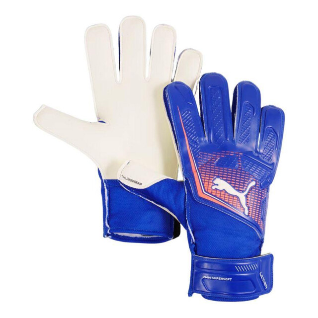 Puma Volwassen uniseks ultra play rc keepershandschoenen UTPP4293_whiteblue large