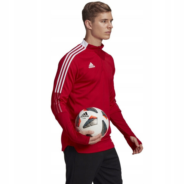 Adidas Heren tiro 21 quarter zip training top UTPP2077_red large