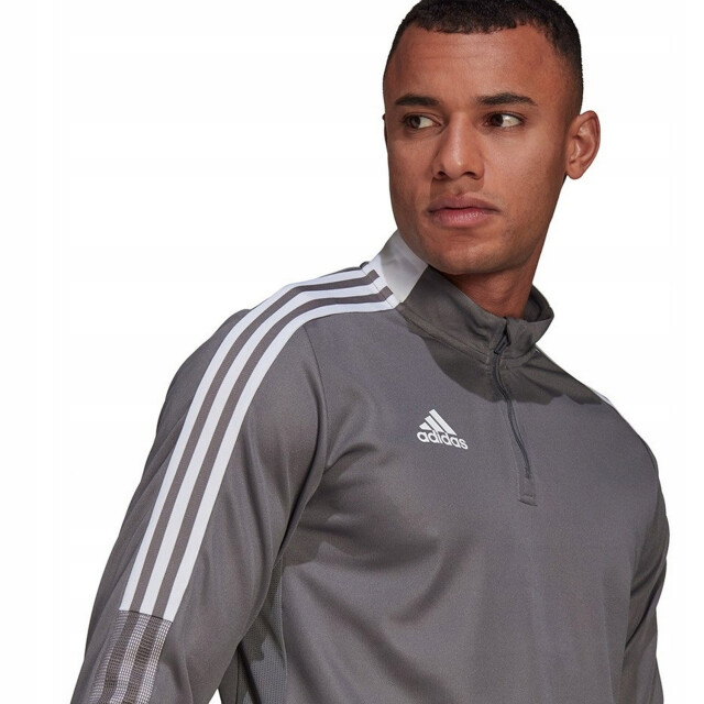 Adidas Heren tiro 21 quarter zip training top UTPP2077_grey large
