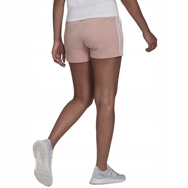 Adidas Dames essentials 3 streep shorts UTPP2015_whitepink large