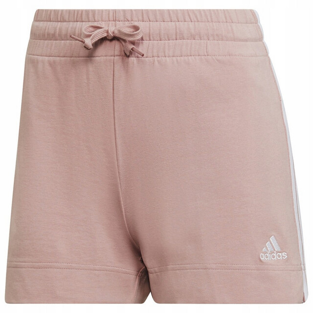 Adidas Dames essentials 3 streep shorts UTPP2015_whitepink large