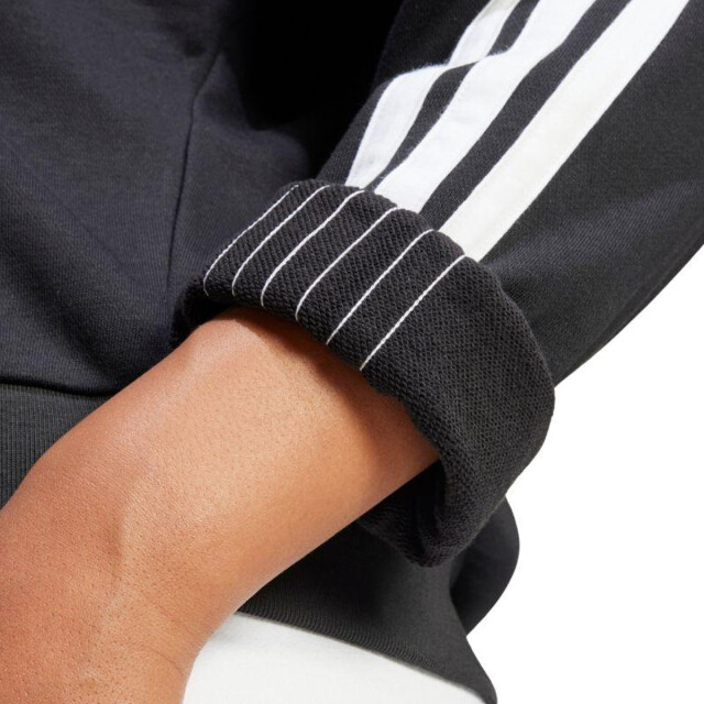 Adidas Dames essentials 3 strepen french terry sweatshirt UTPP3299_black large