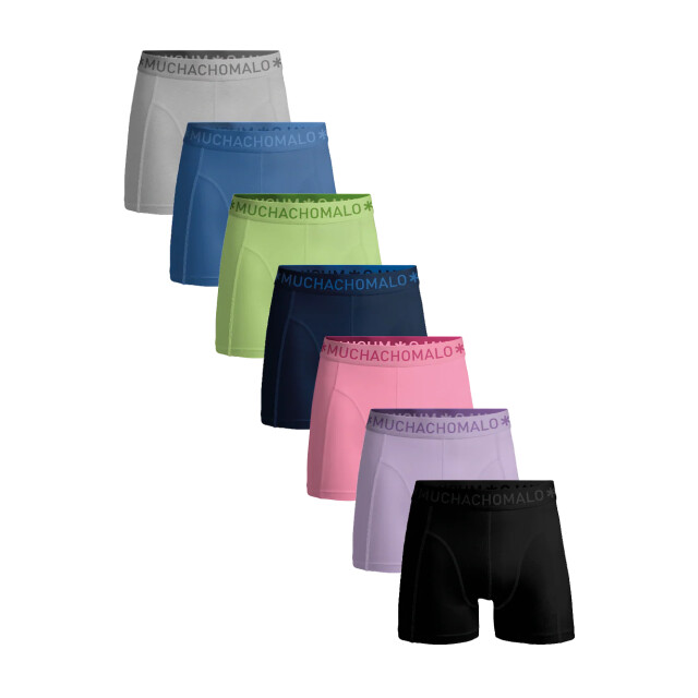 Muchachomalo Heren 7-pack boxershorts U-SOLID1010-1177 large