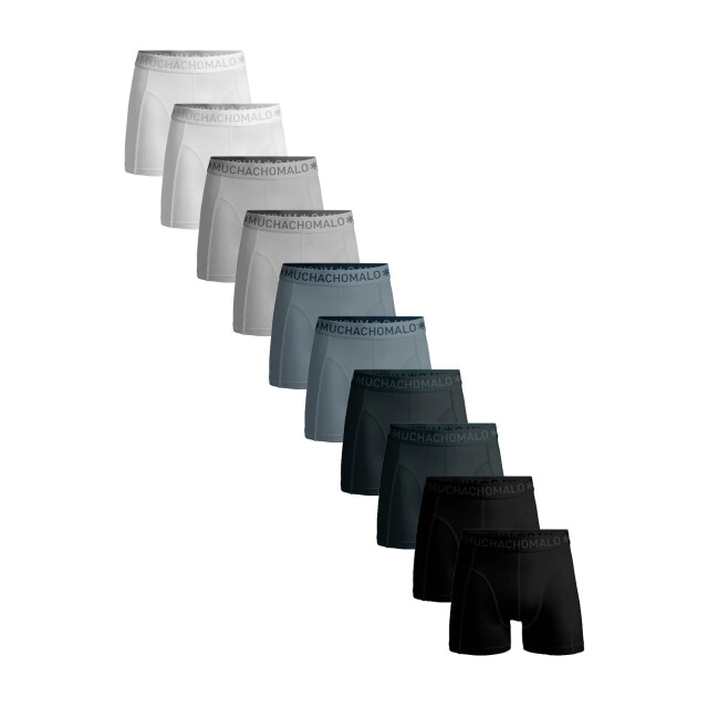Muchachomalo Heren 10-pack boxershorts U-SOLID1010-1165 large