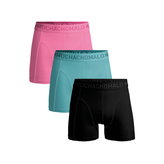 Muchachomalo Jongens 3-pack boxershorts U-SOLID1010-1203J large