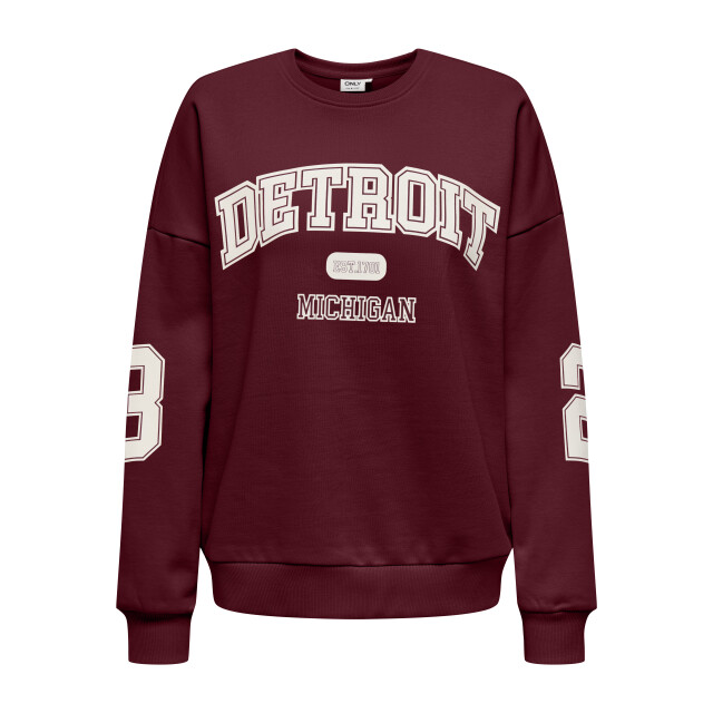 Only Onlvictory l/s o-neck fit swt 15362900 large