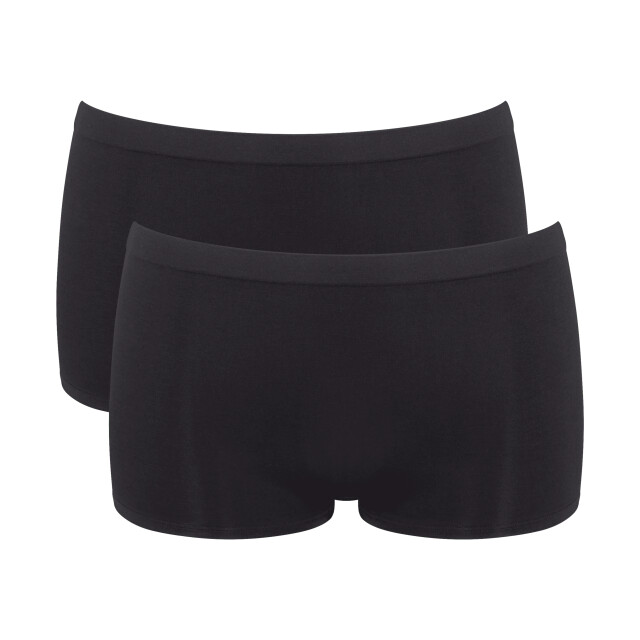 Sloggi Go sense short 2-pack 0004 zwart Sloggi GoSenseShort2 pack 10224853 0004Zwart large