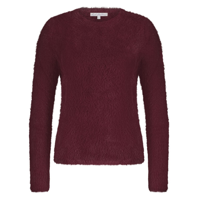 Red Button Fluffy puff Fluffy Puff Ruby large