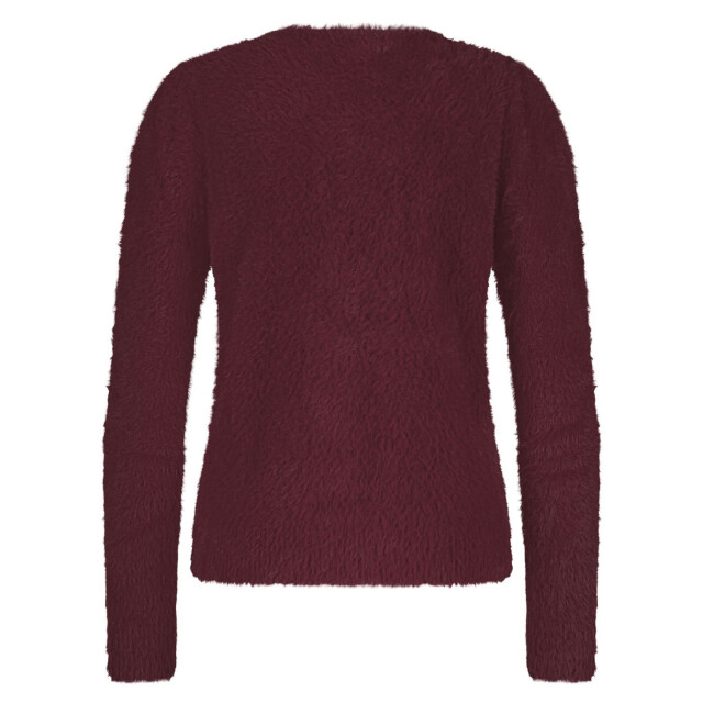 Red Button Fluffy puff Fluffy Puff Ruby large