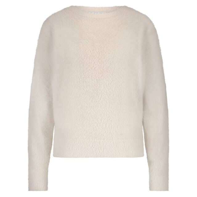 Red Button Fluffy trui Fluffy Trui Cream large
