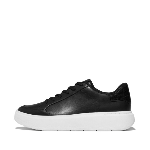 FitFlop Rtg sequin-backtab leather sneakers E4S large