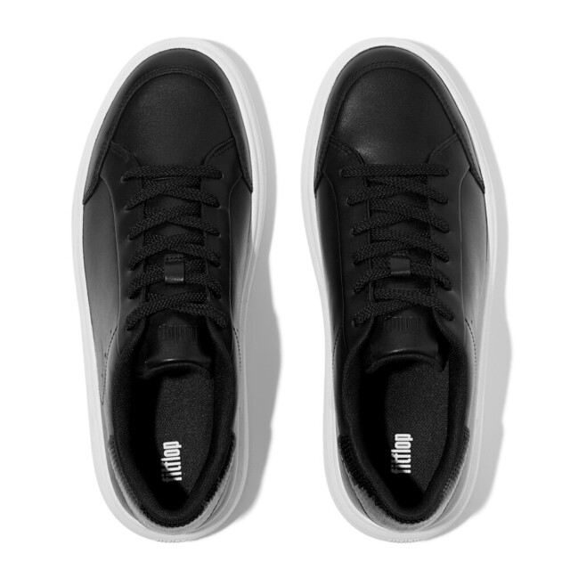 FitFlop Rtg sequin-backtab leather sneakers E4S large