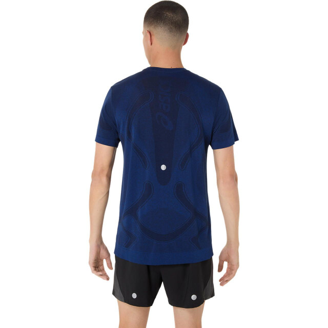 Asics road seamless ss top hardloop t-shirt korte mouw zomer heren - 071884_200-L large
