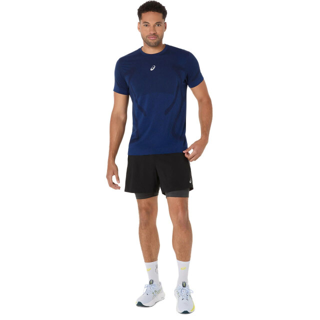 Asics road seamless ss top hardloop t-shirt korte mouw zomer heren - 071884_200-L large
