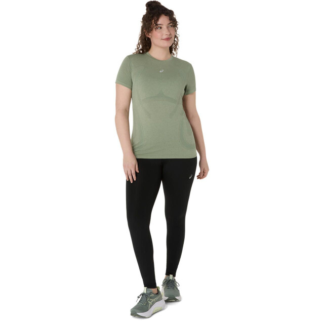 Asics road seamless ss top hardloop t-shirt korte mouw zomer dames - 071888_200-L large