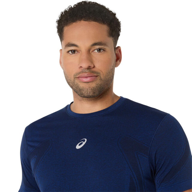 Asics road seamless ss top hardloop t-shirt korte mouw zomer heren - 071884_200-L large