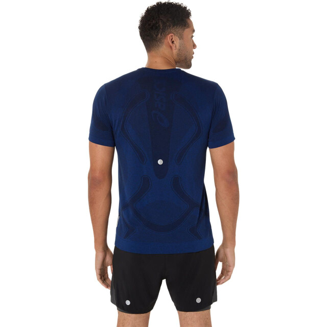 Asics road seamless ss top hardloop t-shirt korte mouw zomer heren - 071884_200-L large