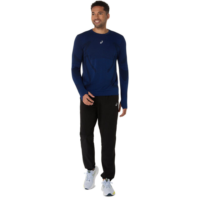 Asics road seamless ls top hardloop t-shirt lange mouw zomer heren - 071885_200-L large