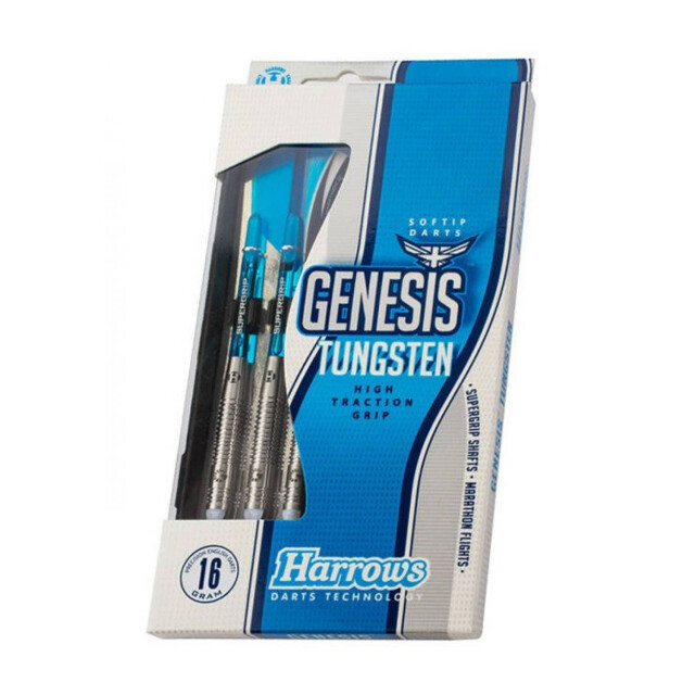 Harrows Genesis tungsten soft tip dartvluchten UTPP4752_bluegreysilver large
