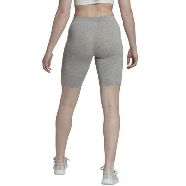 Adidas Dames essentials 3 strepen fietsshort UTPP4672_greysilver large