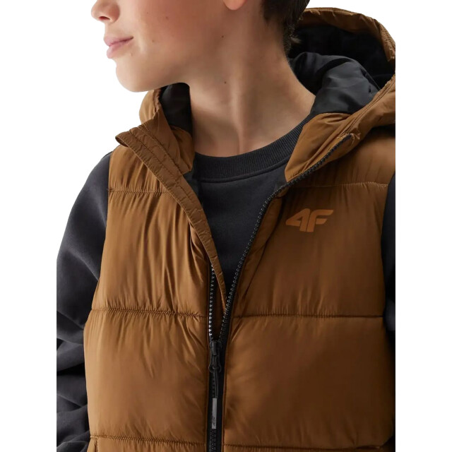 4F Kinder/kinder m134 mouwloos gilet UTPP4078_brown large