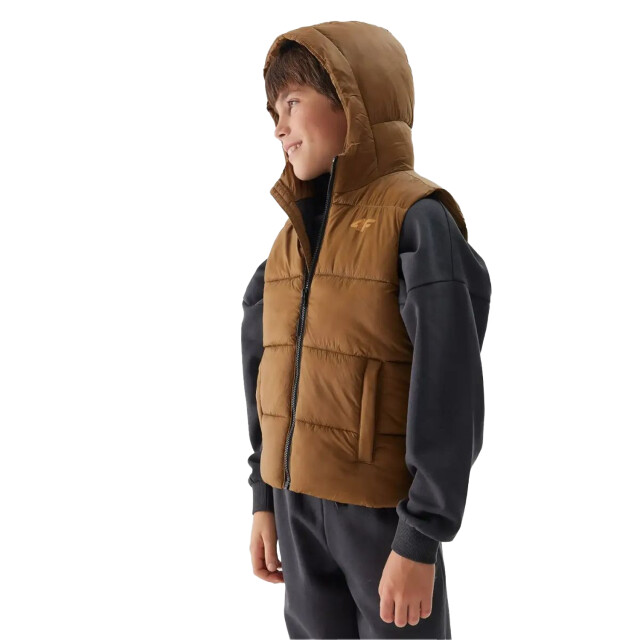 4F Kinder/kinder m134 mouwloos gilet UTPP4078_brown large