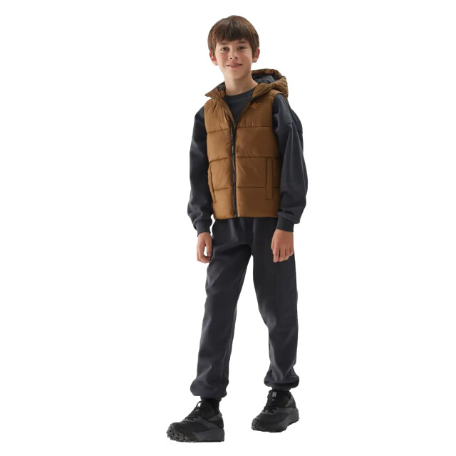 4F Kinder/kinder m134 mouwloos gilet UTPP4078_brown large
