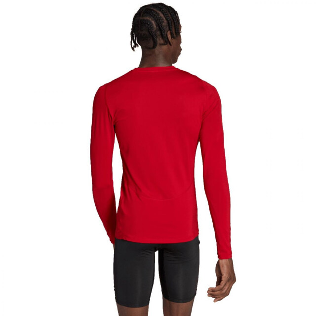 Adidas Heren aeroready techfit t-shirt met lange mouwen UTPP3805_red large
