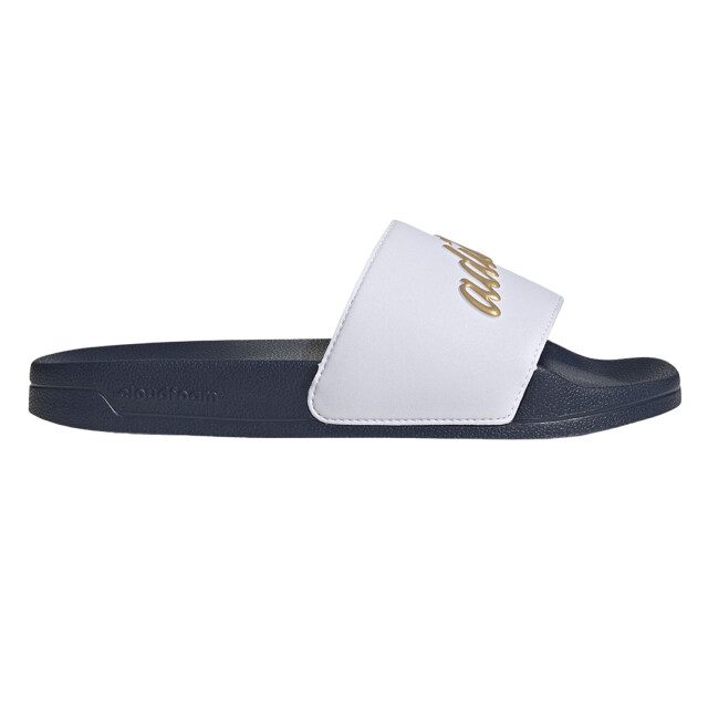 Adidas Dames adilette douche sliders UTPP2927_whitenavyblue large