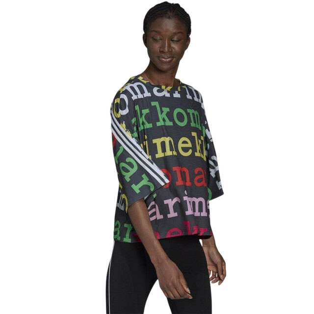 Adidas Dames mmk t-shirt UTPP2779_blackmulticoloured large