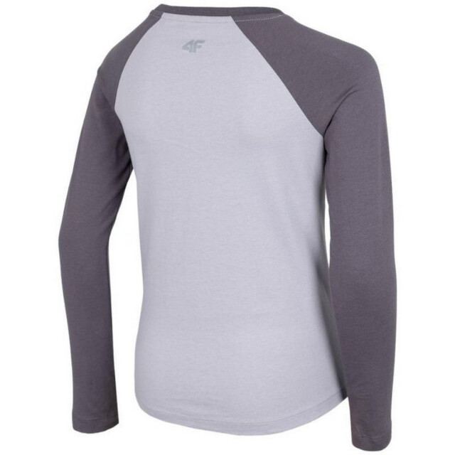 4F Meisjes hjz22 contrast mouwen t-shirt UTPP847_grey large