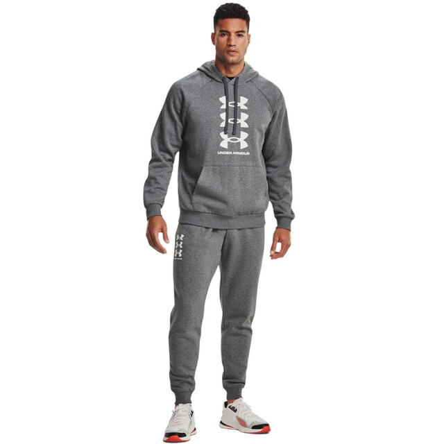 Under Armour Heren rival fleece repeat logo joggingbroek UTPP898_grey large