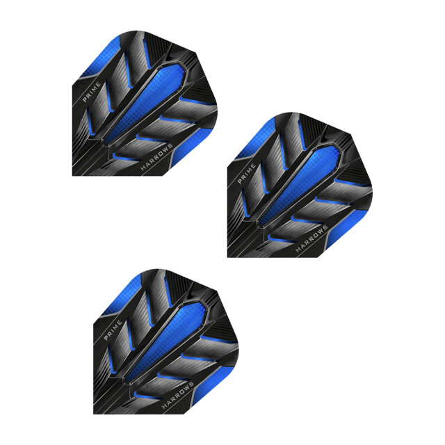 Harrows Prime dart flight met patroon (verpakking van 3) UTPP6390_blackblue large
